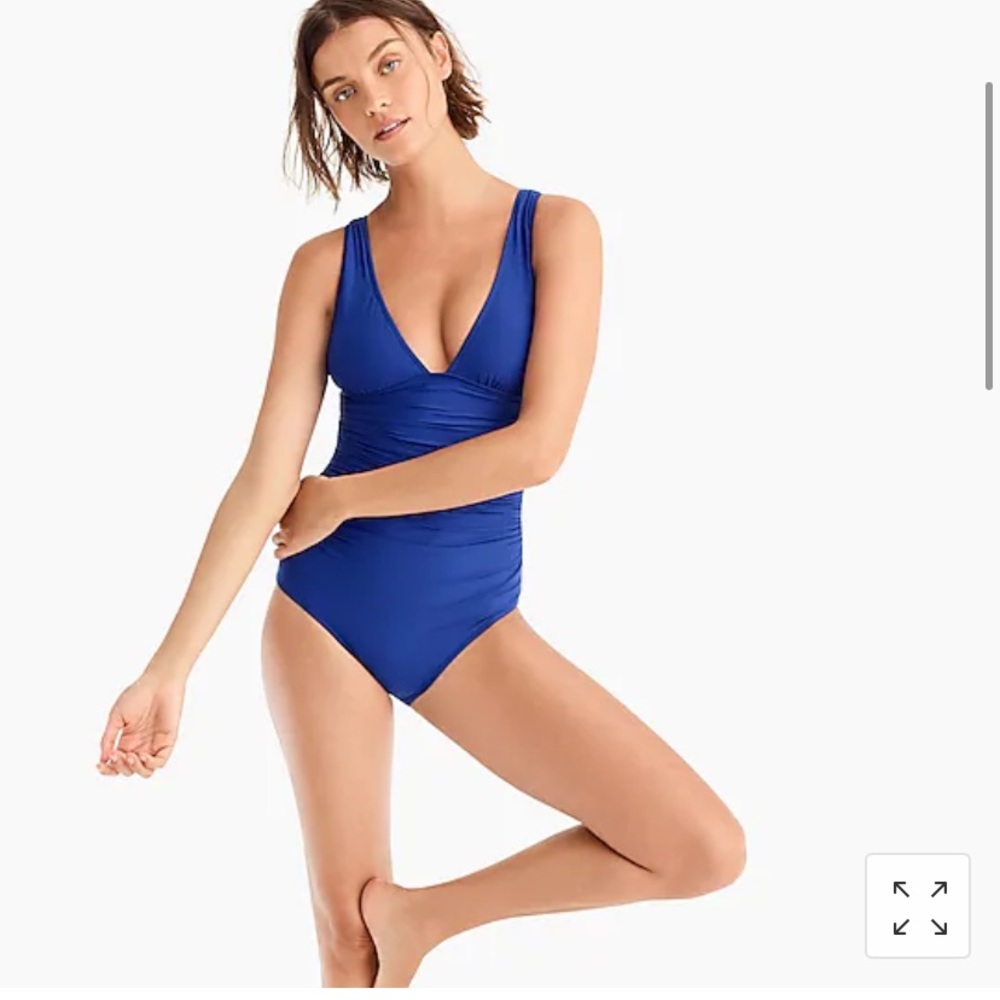 NWT J.Crew Ruched femme one-piece swimsuit